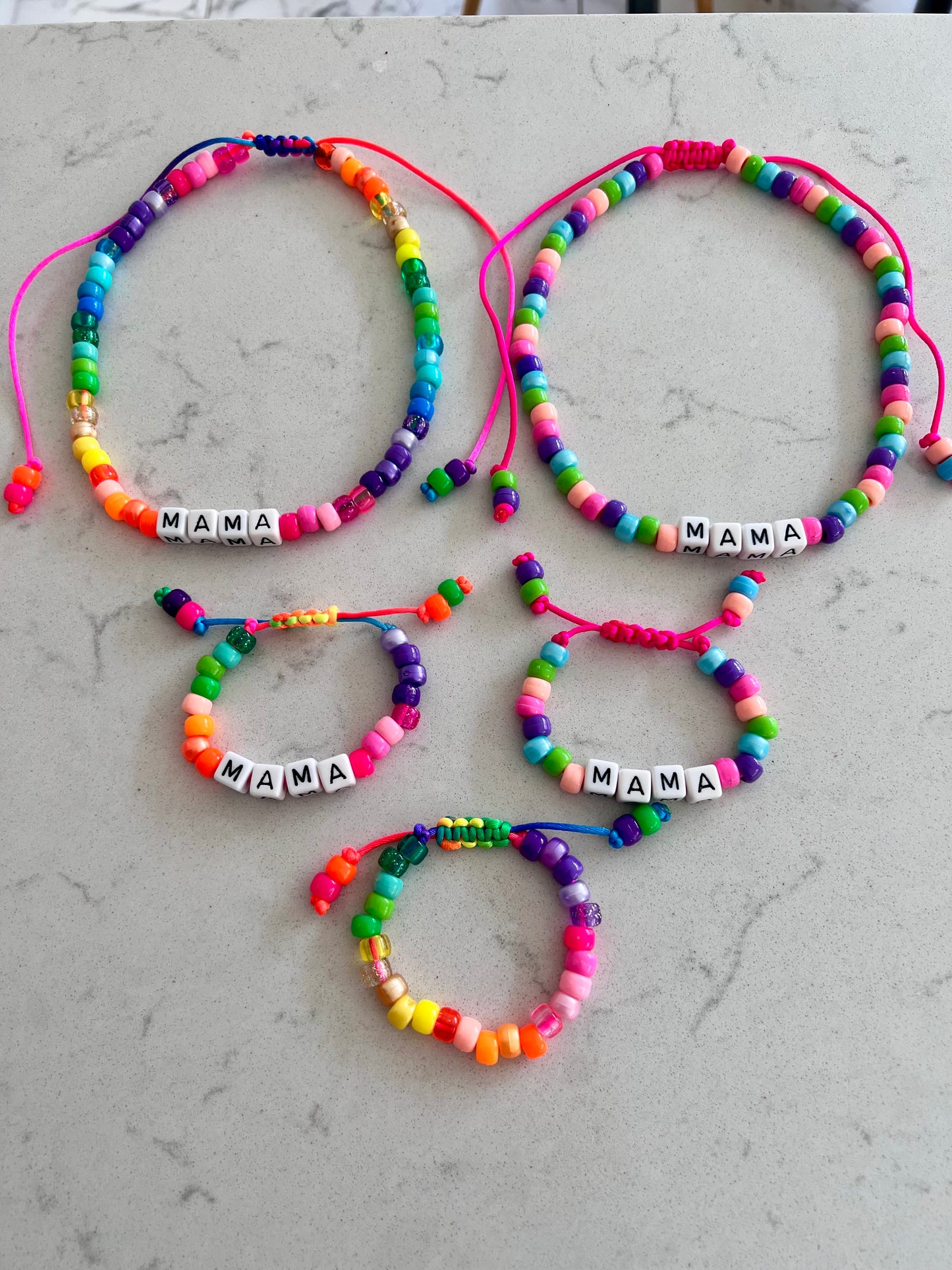 Rainbow Beaded Bracelet