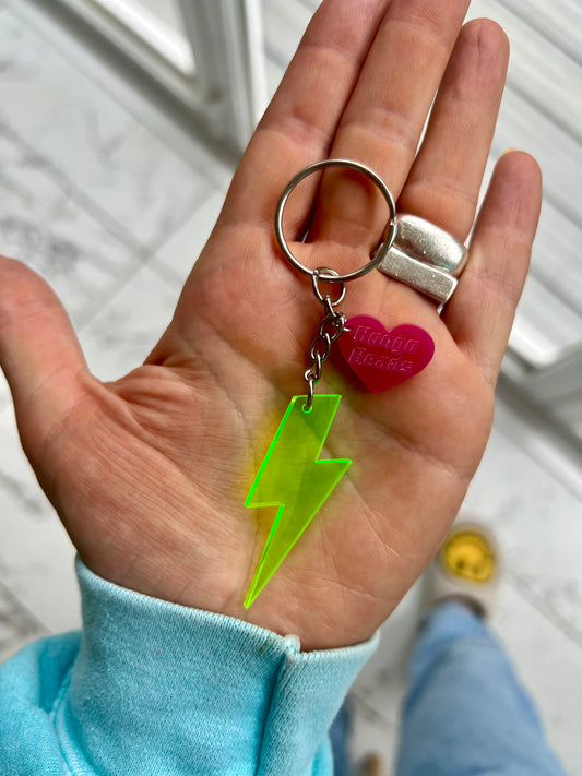 Bolt Key Ring (Transparent)