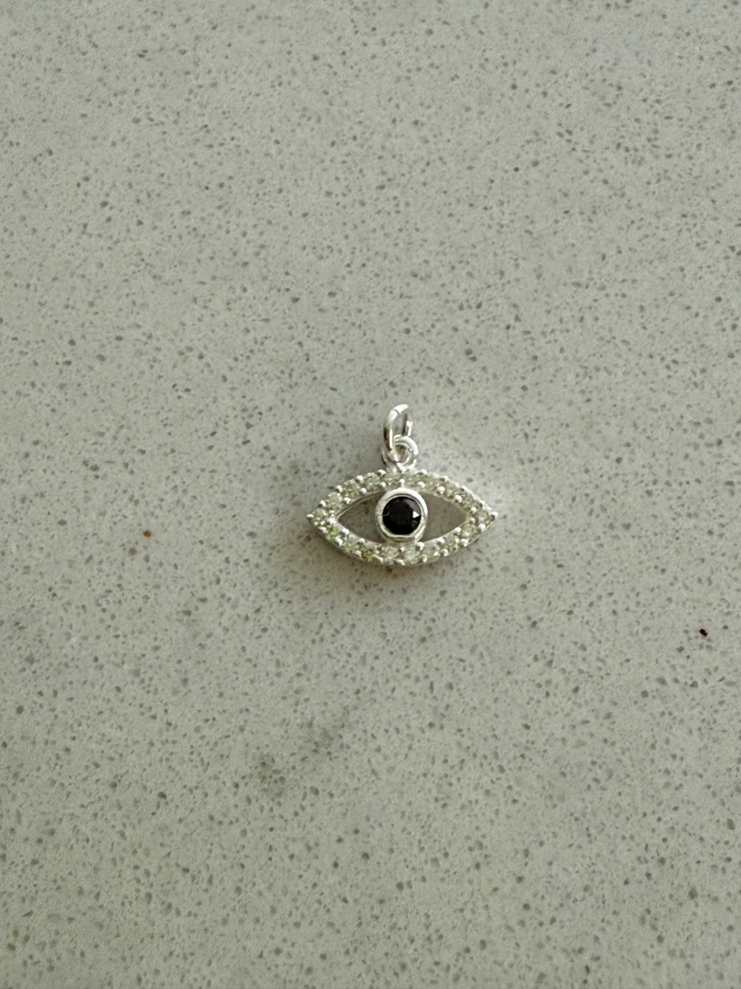 Sterling Silver Evil Eye Charm