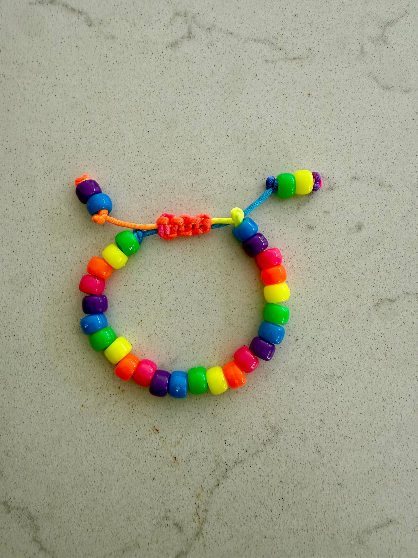 Neon Beaded Bracelet 2.0