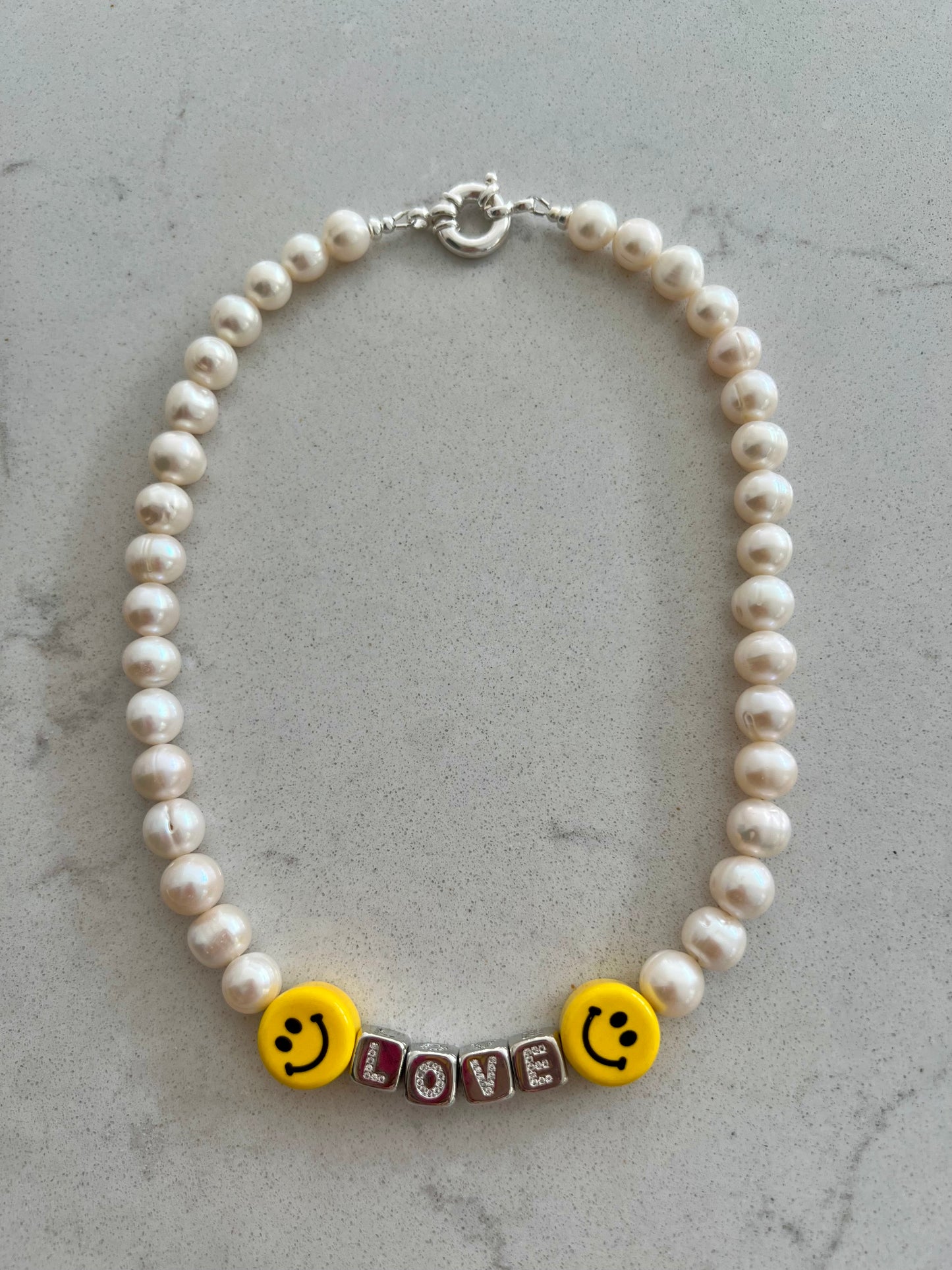 Smiley LOVE Necklace