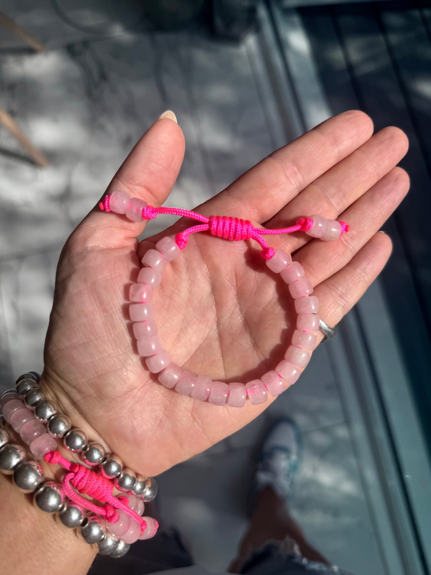 Rose Quartz Gemstone Bracelet
