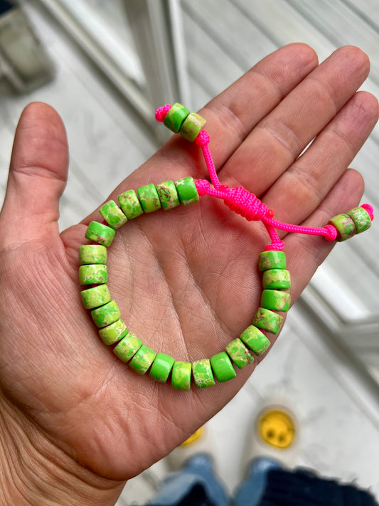 Green Jasper Gemstone Bracelet