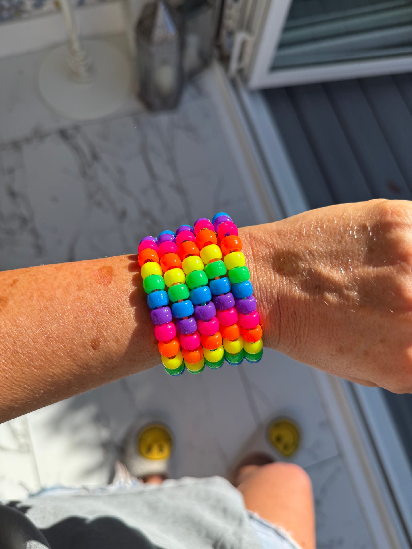 Neon Beaded Bracelet 2.0