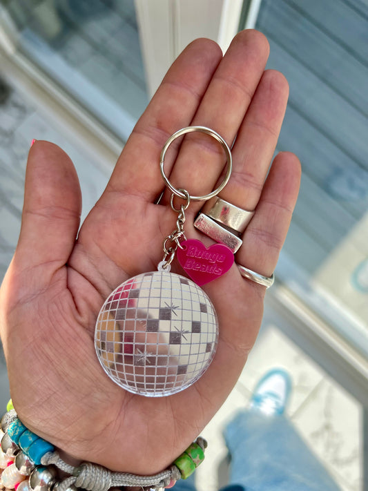 Disco Ball Key Ring