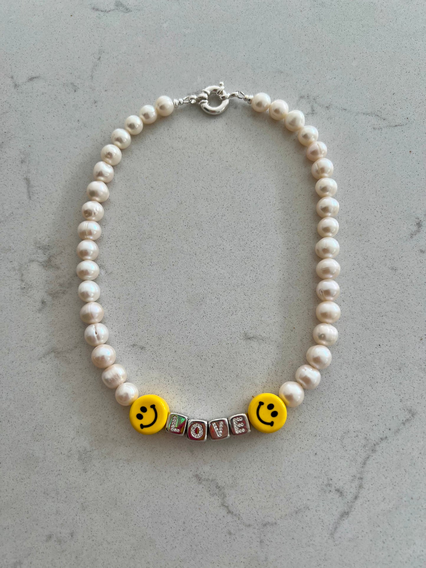 Smiley LOVE Necklace