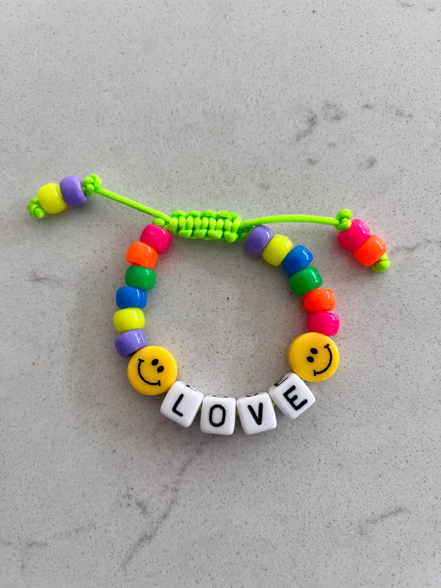 Neon LOVE Bracelet 🌈