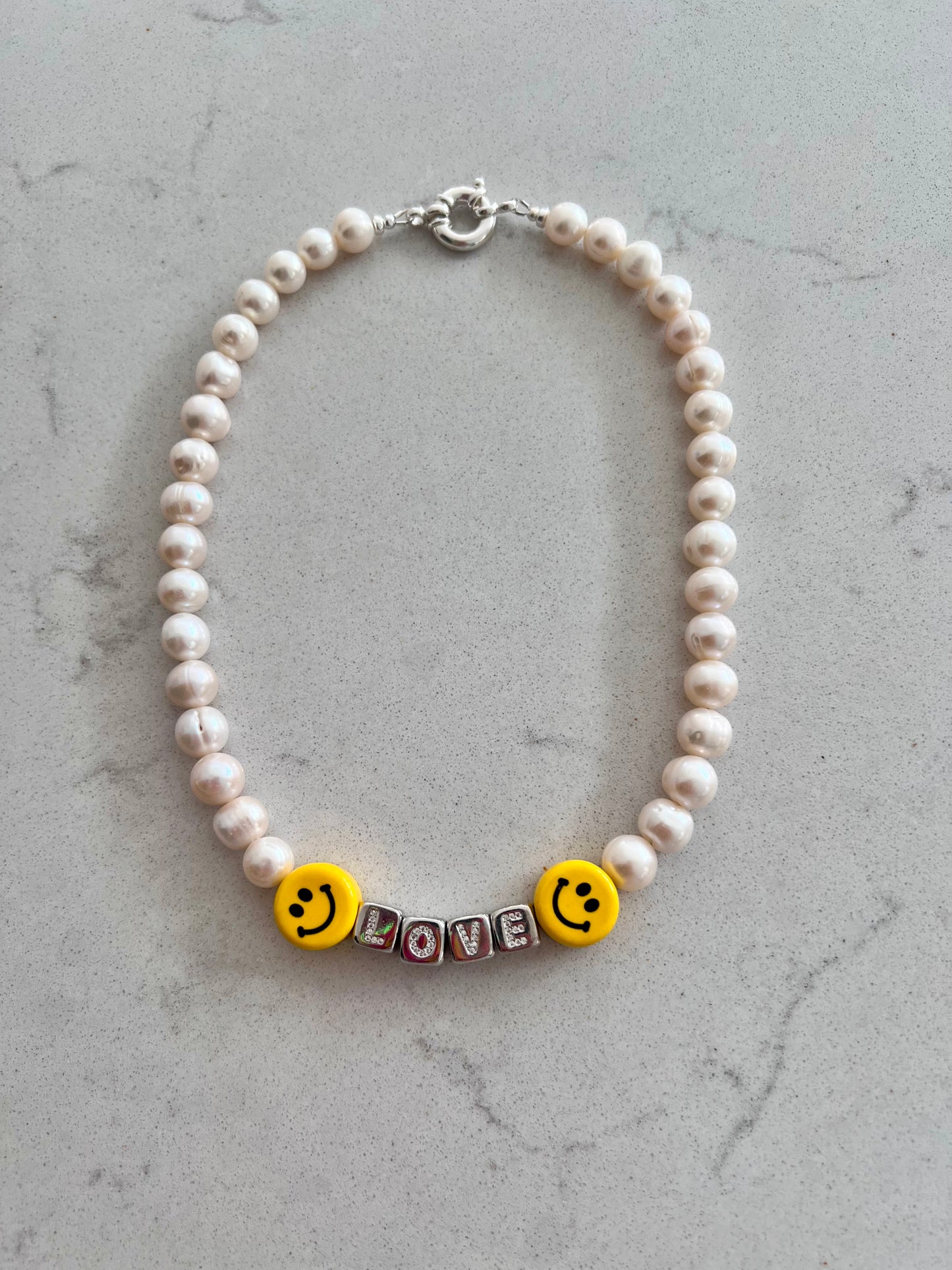 Smiley LOVE Necklace