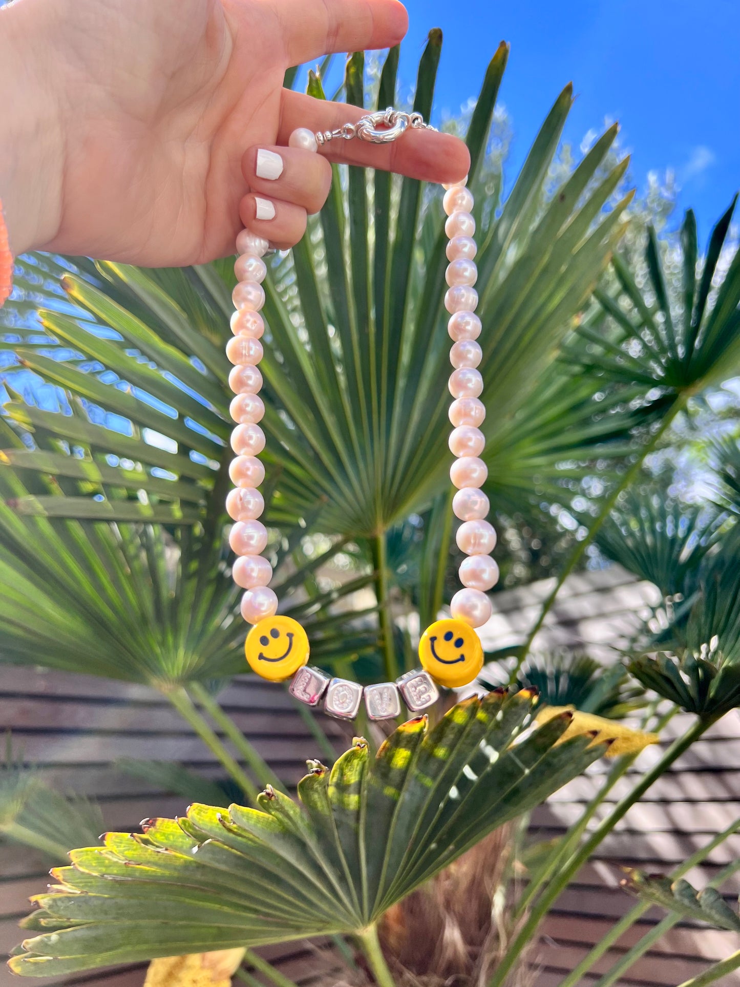 Smiley LOVE Necklace