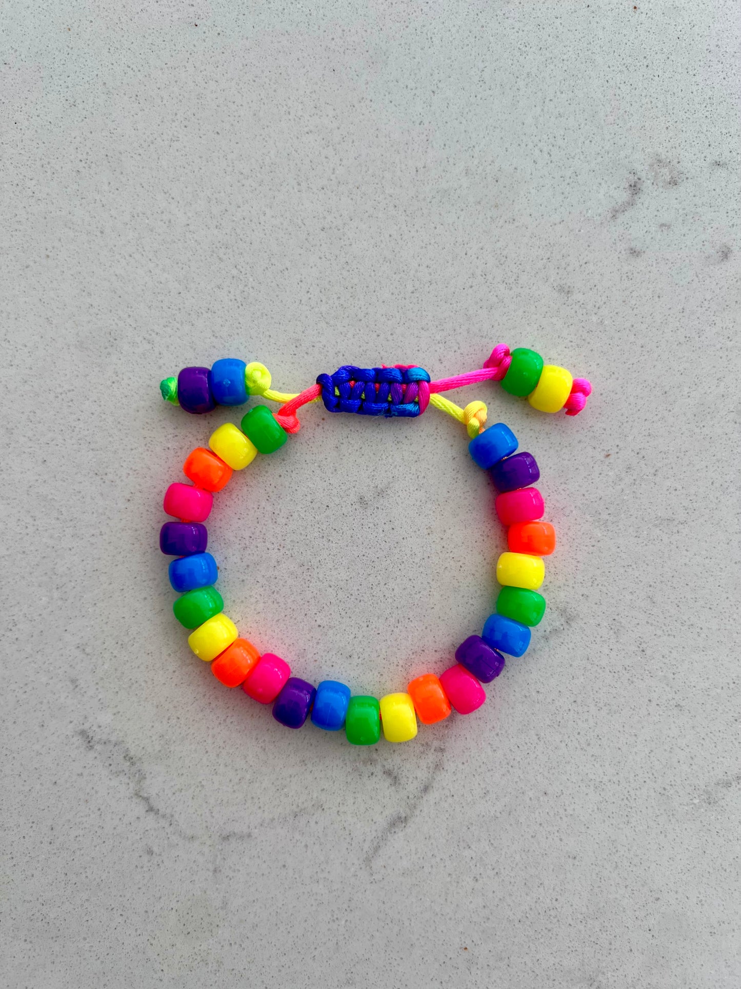 Neon Beaded Bracelet 2.0