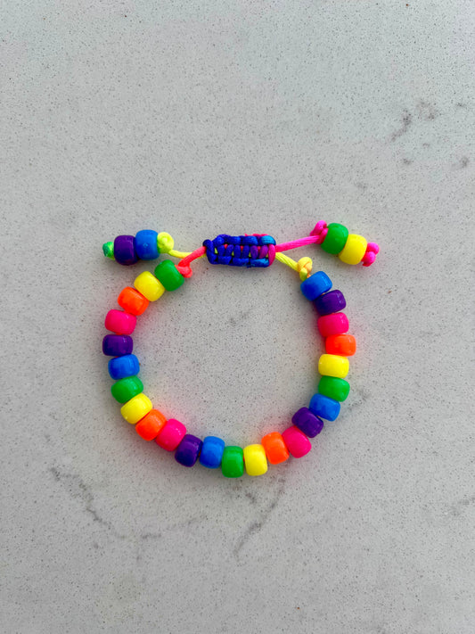 Neon Beaded Bracelet 2.0