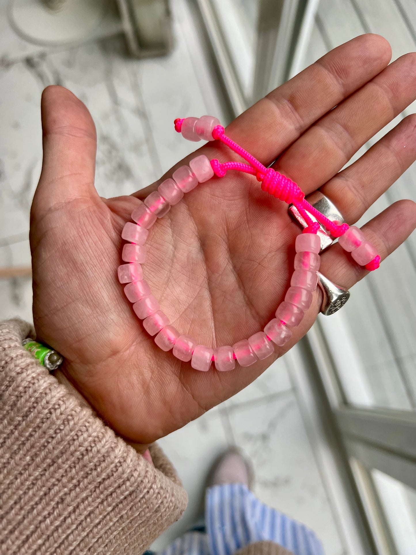 Rose Quartz Gemstone Bracelet