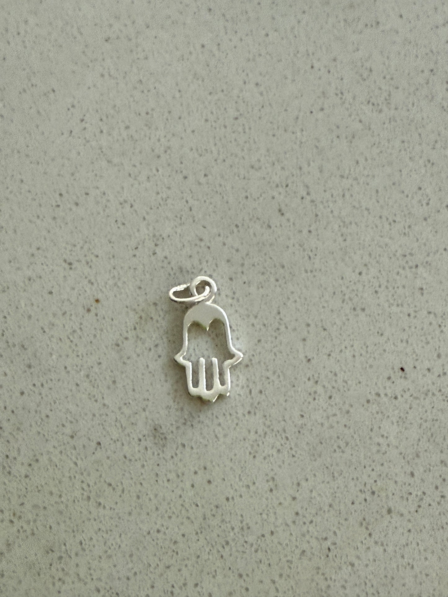 Sterling Silver Hamsa Hand Charm