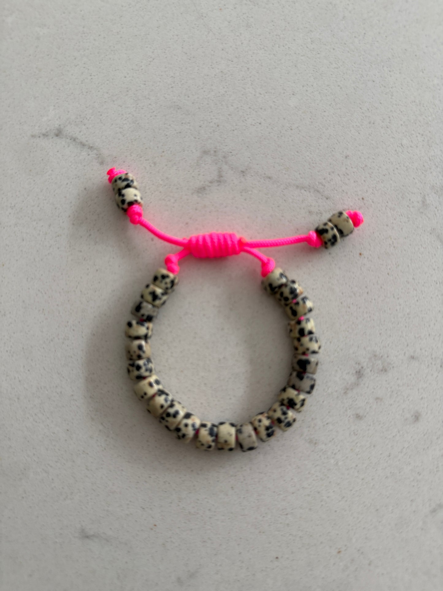 Dalmatian Jasper Gemstone Bracelet