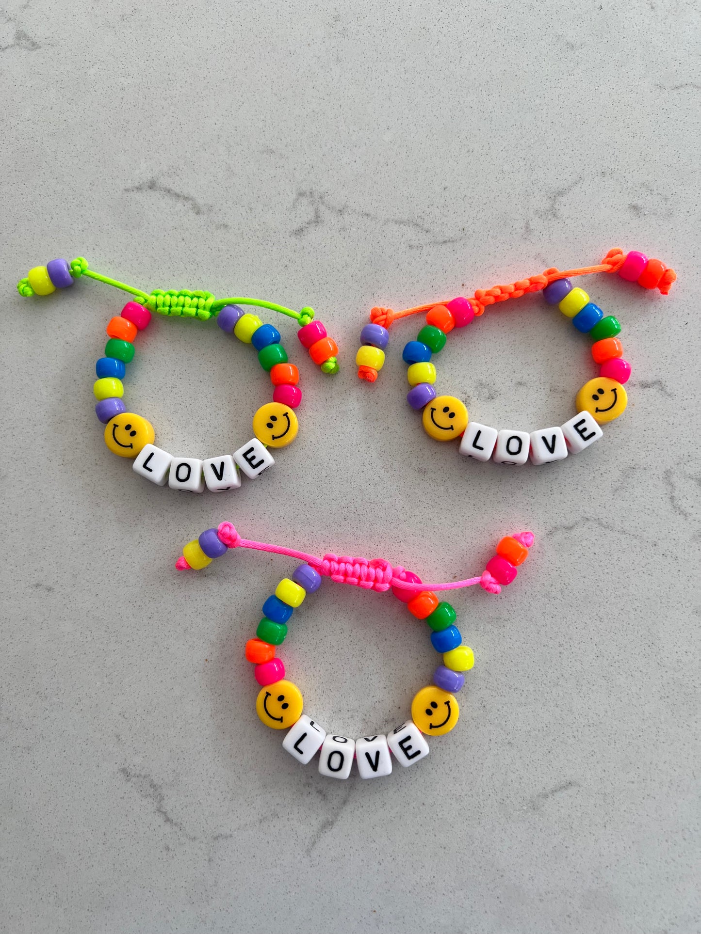Neon LOVE Bracelet 🌈