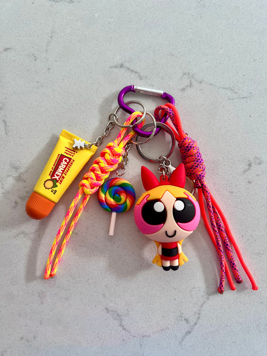 Girl Power Blossom Bag Charm