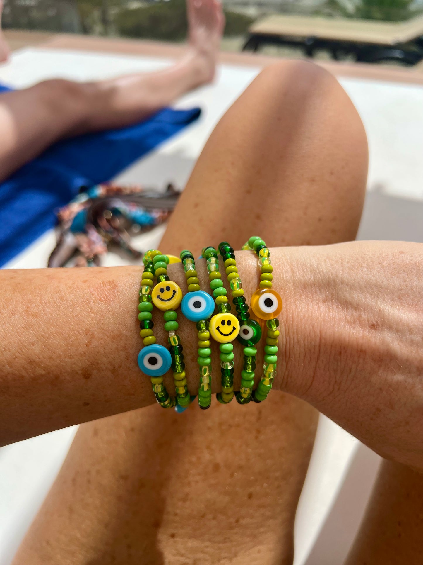 Evil Eye Bracelet Stack of 6