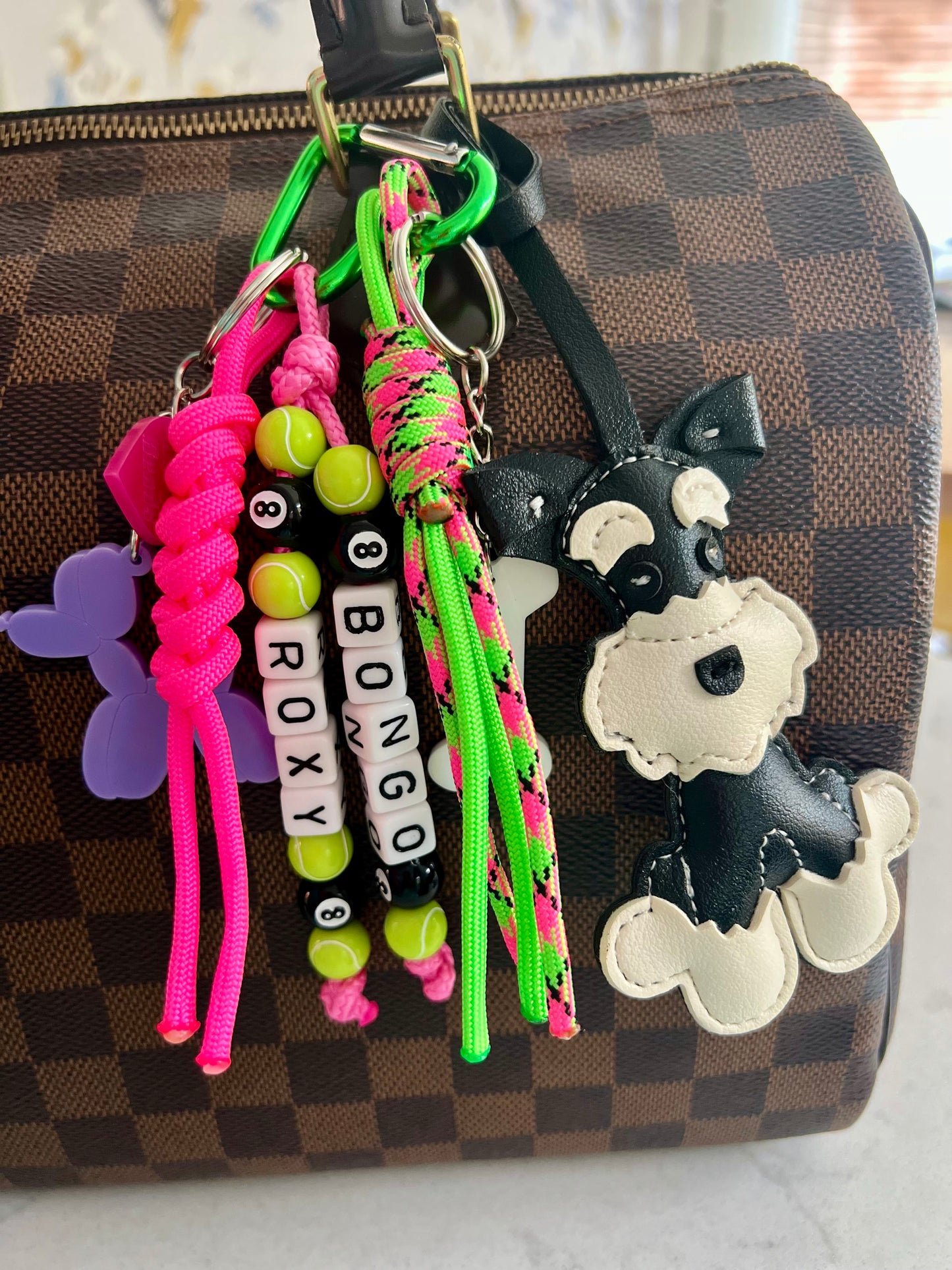 Black Schnauzer Bag Charm