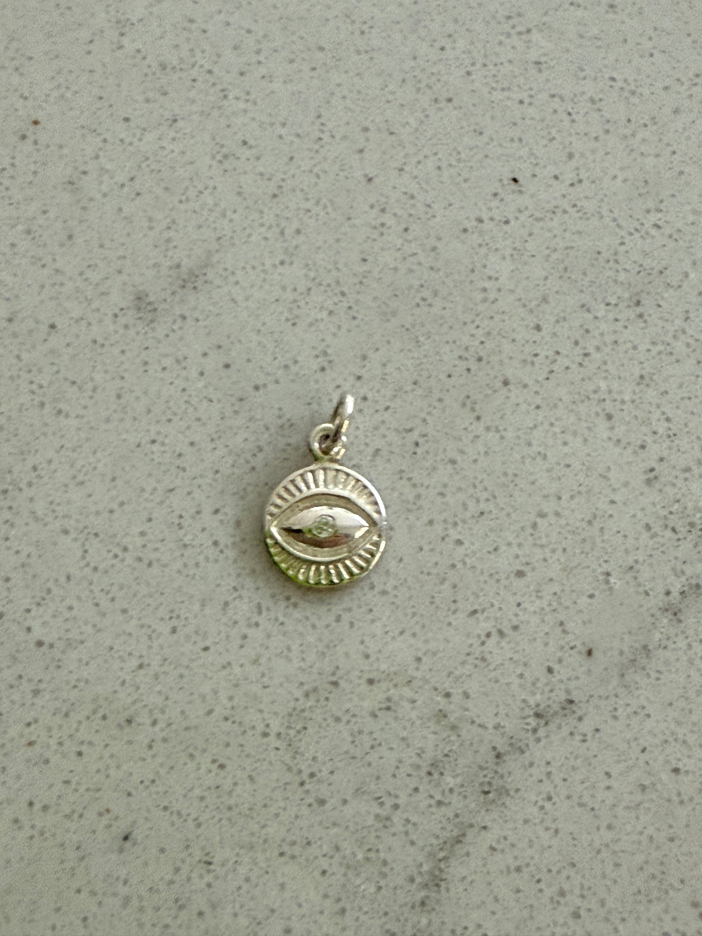 Sterling Silver Eye Charm