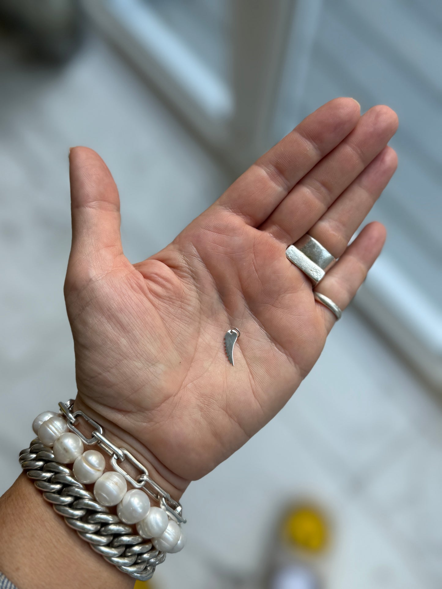 Sterling Silver Wing Charm