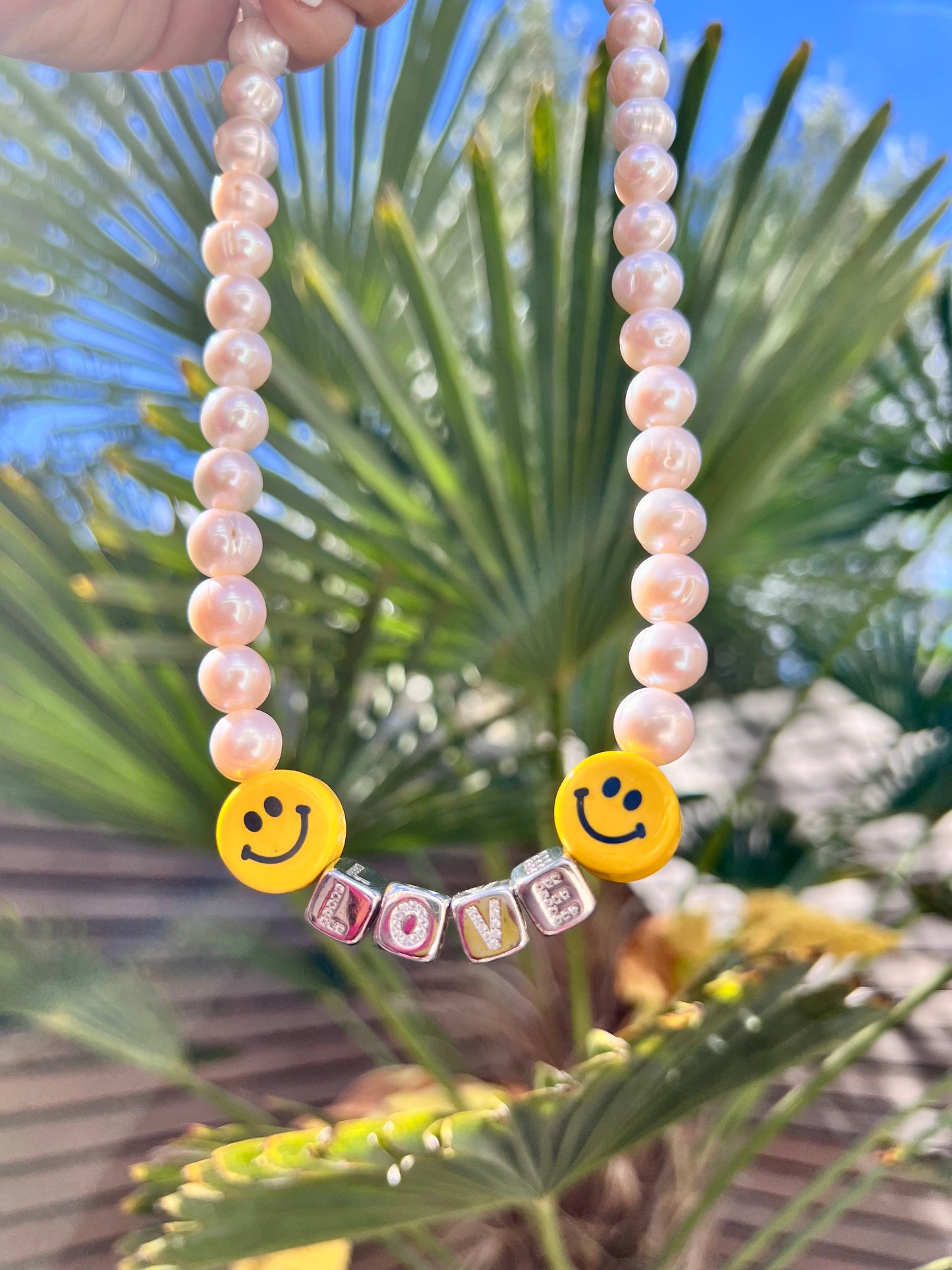 Smiley LOVE Necklace