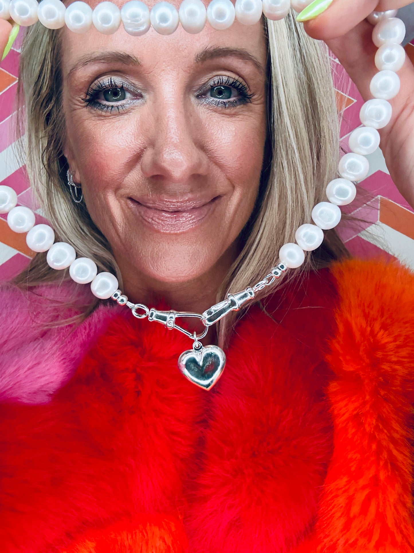 Sterling Silver Puffy Heart Pendant