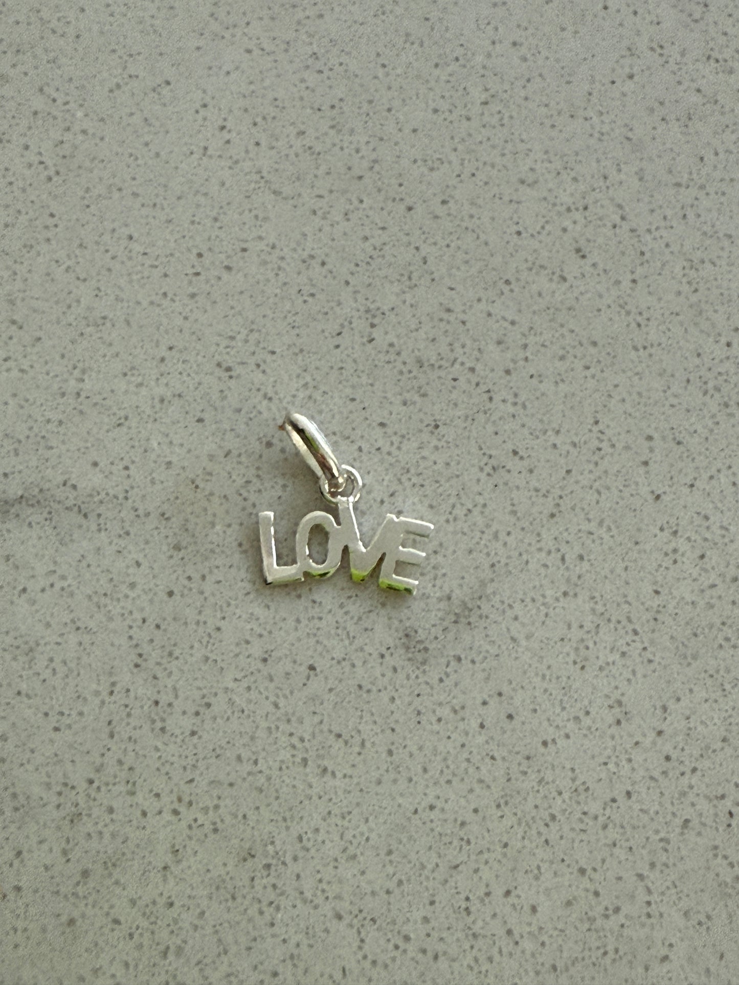 Sterling Silver LOVE Charm