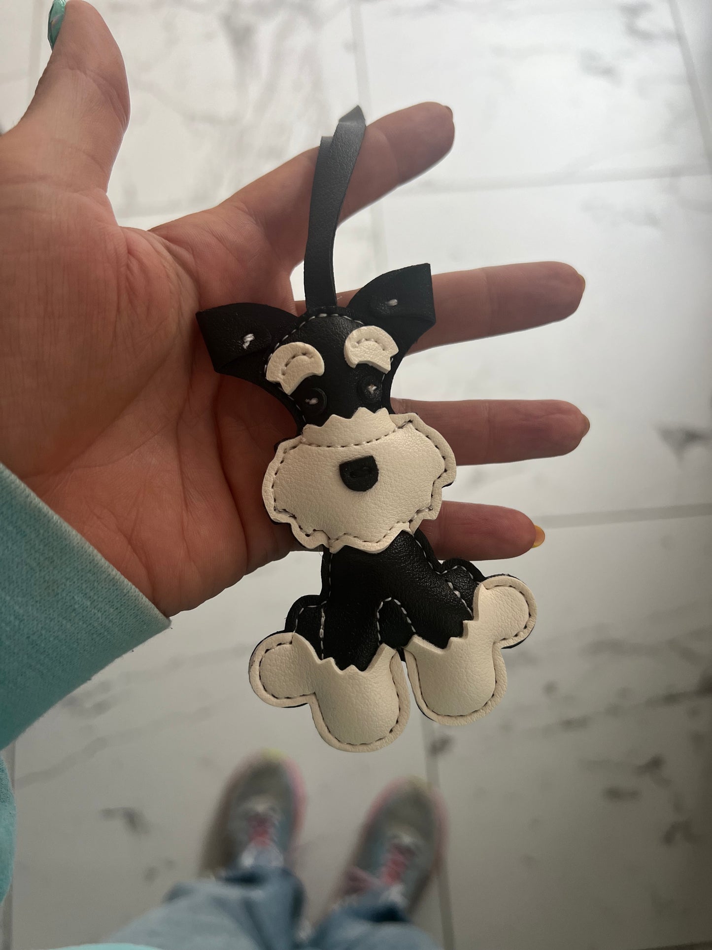 Black Schnauzer Bag Charm