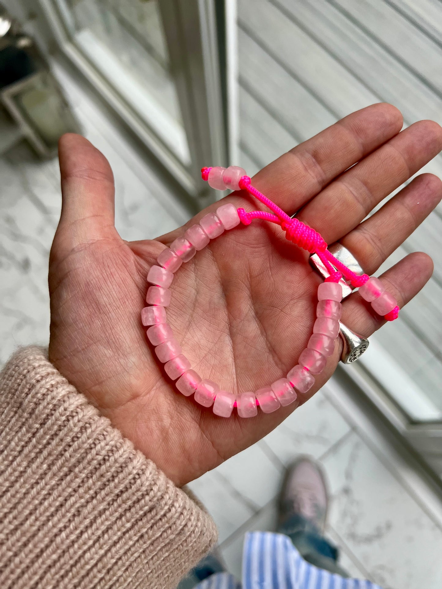 Rose Quartz Gemstone Bracelet