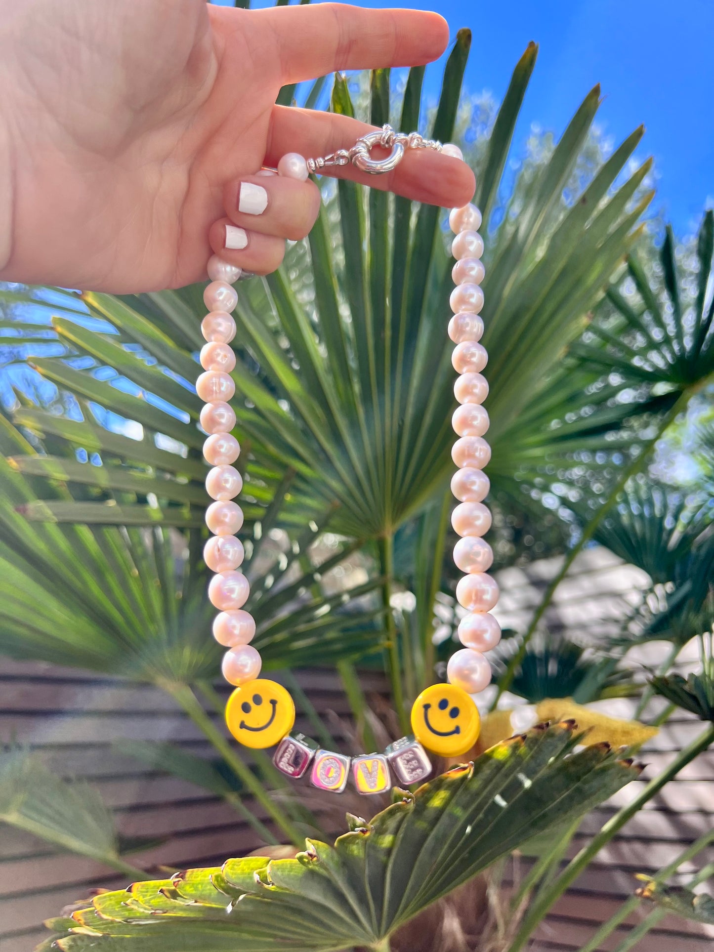 Smiley LOVE Necklace