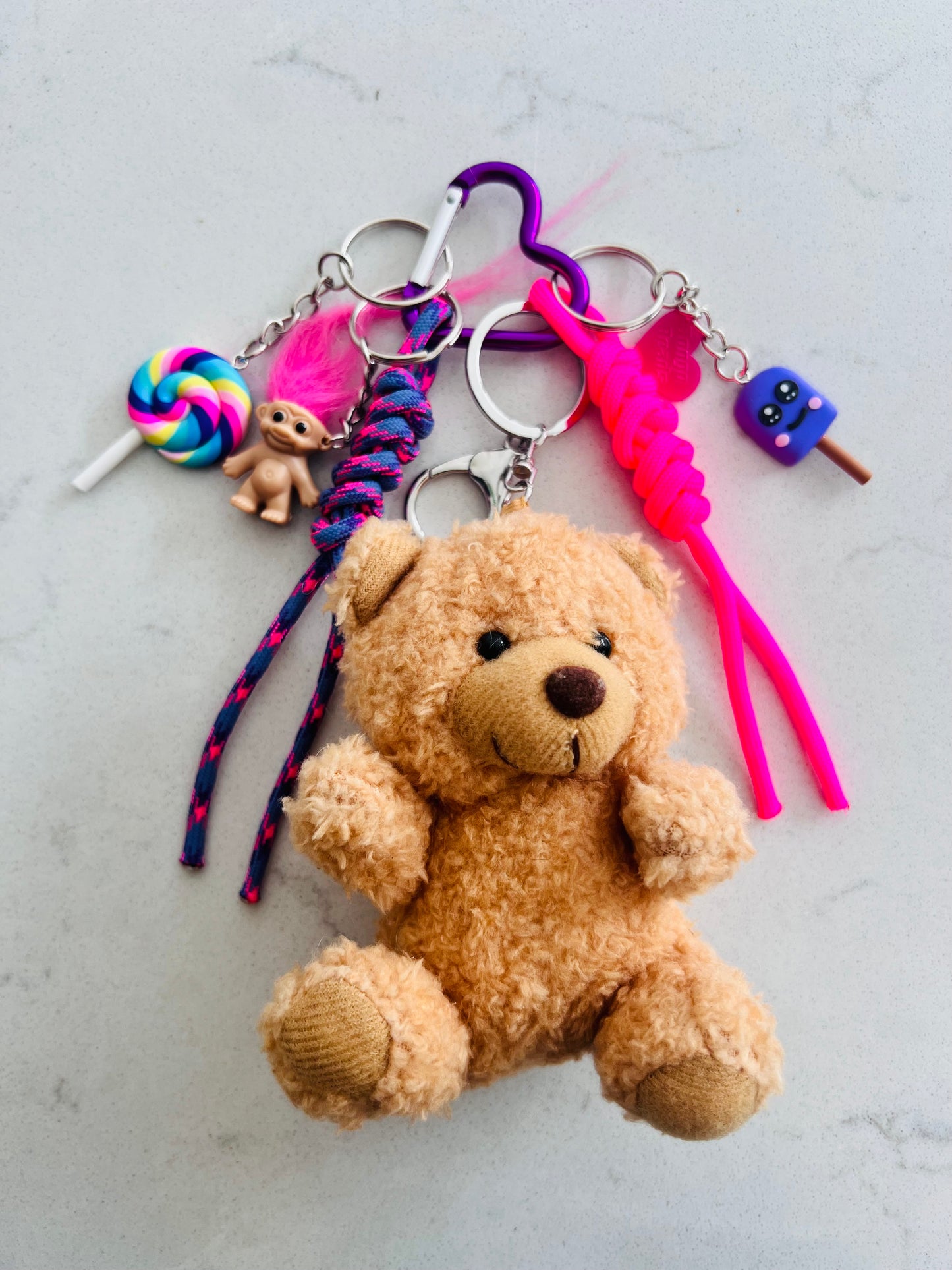 Full Con-Troll Ted Bag Charm (Purple)