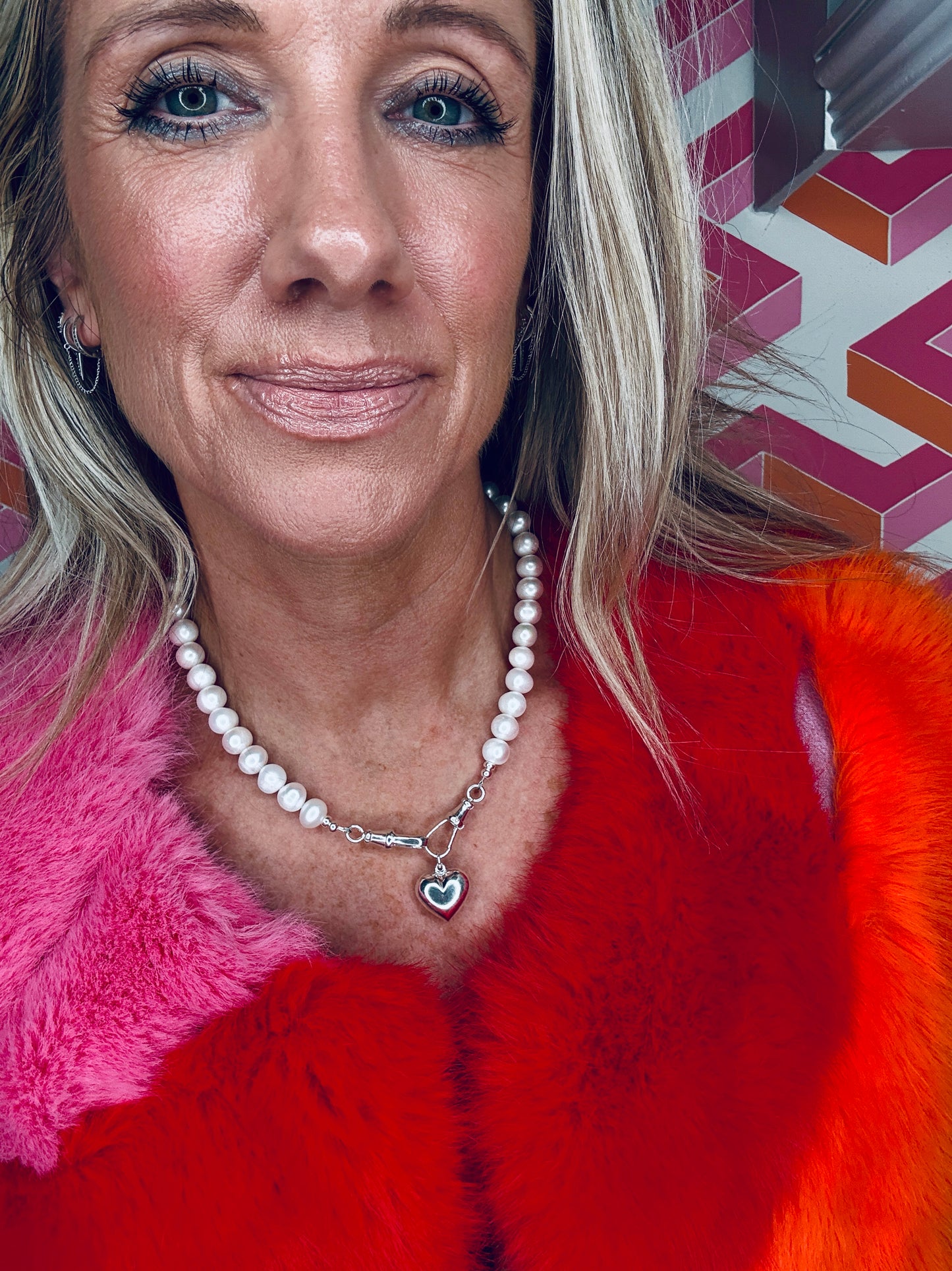 Sterling Silver Puffy Heart Pendant