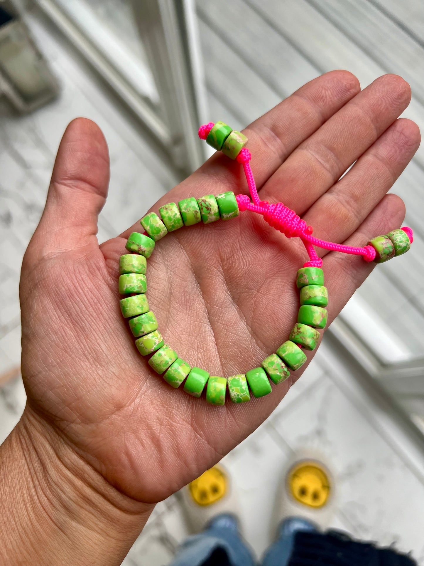 Green Jasper Gemstone Bracelet