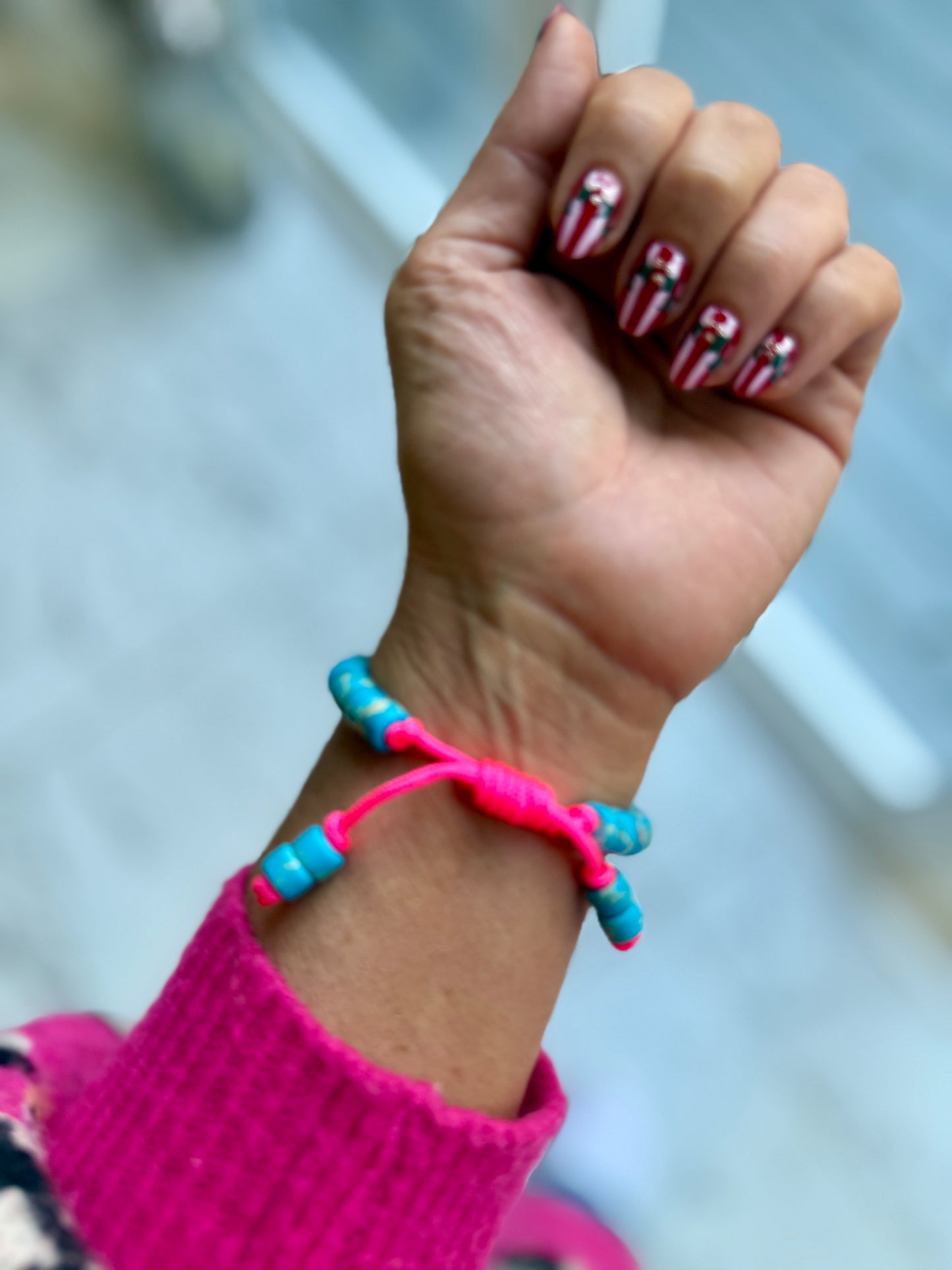 Blue Jasper Gemstone Bracelet