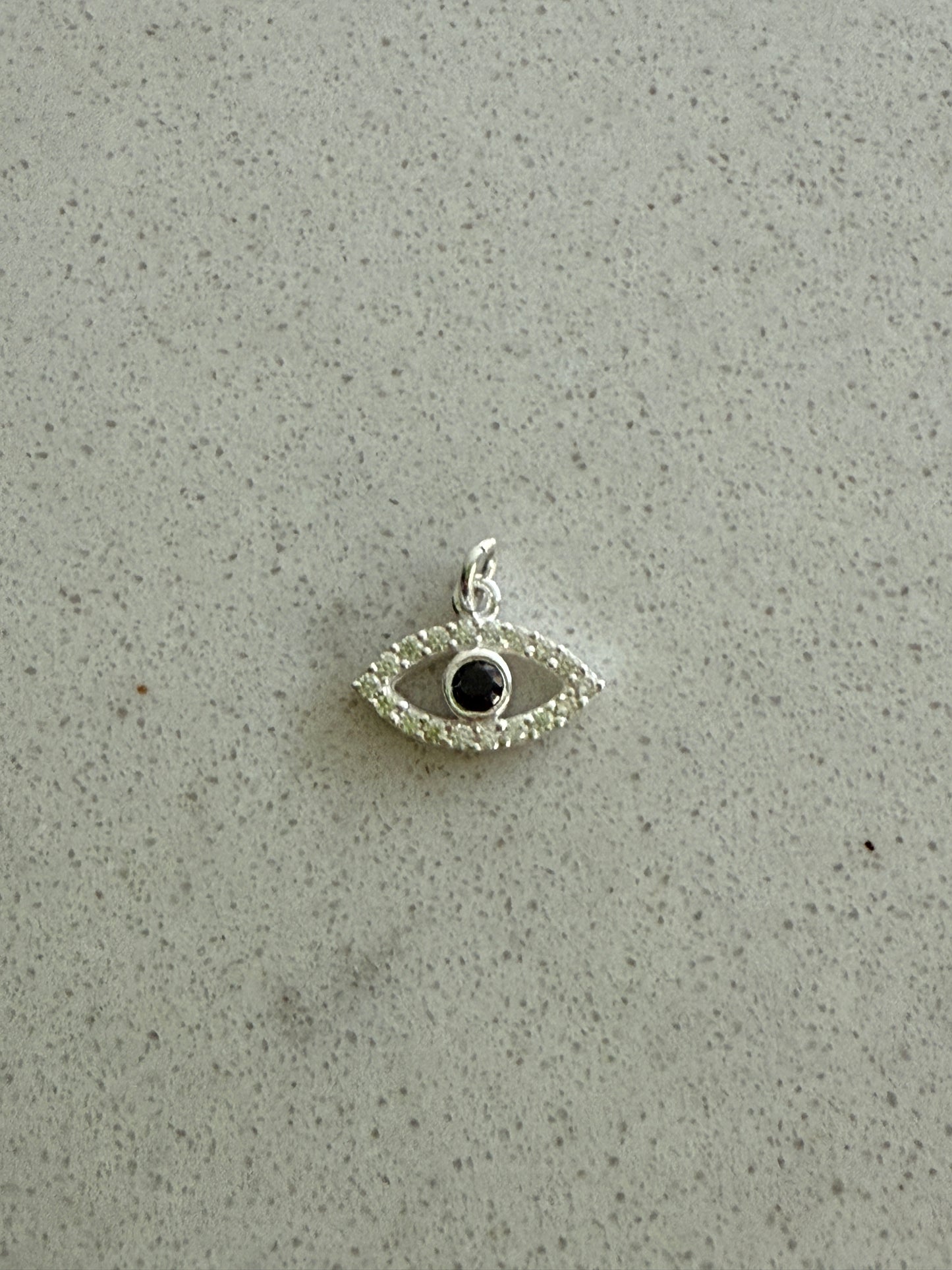 Sterling Silver Evil Eye Charm