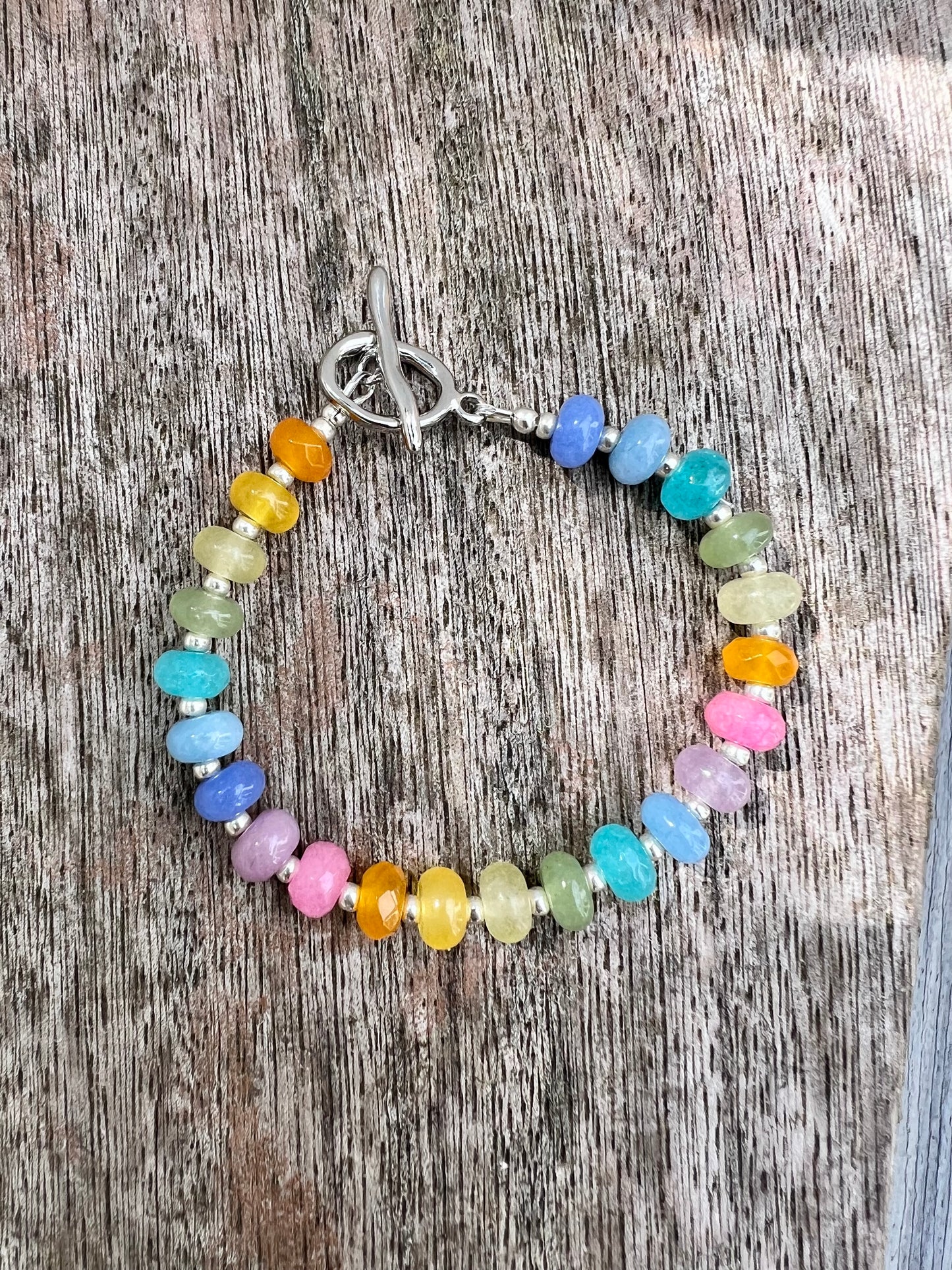 Pastel Gemstone Bracelet