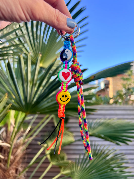 Peace, Love & Happiness Bag Charm 4