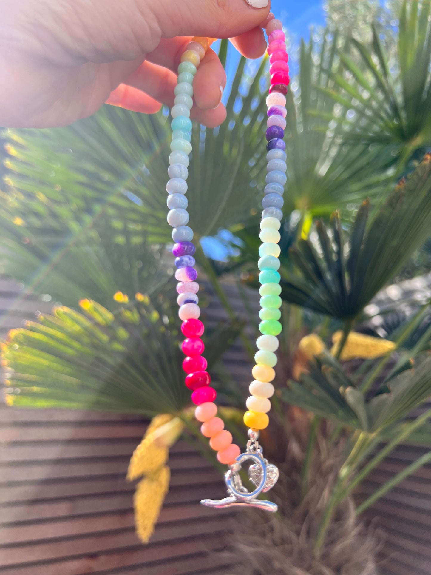 Opal Fruits Gemstone Necklace 🍭🍬