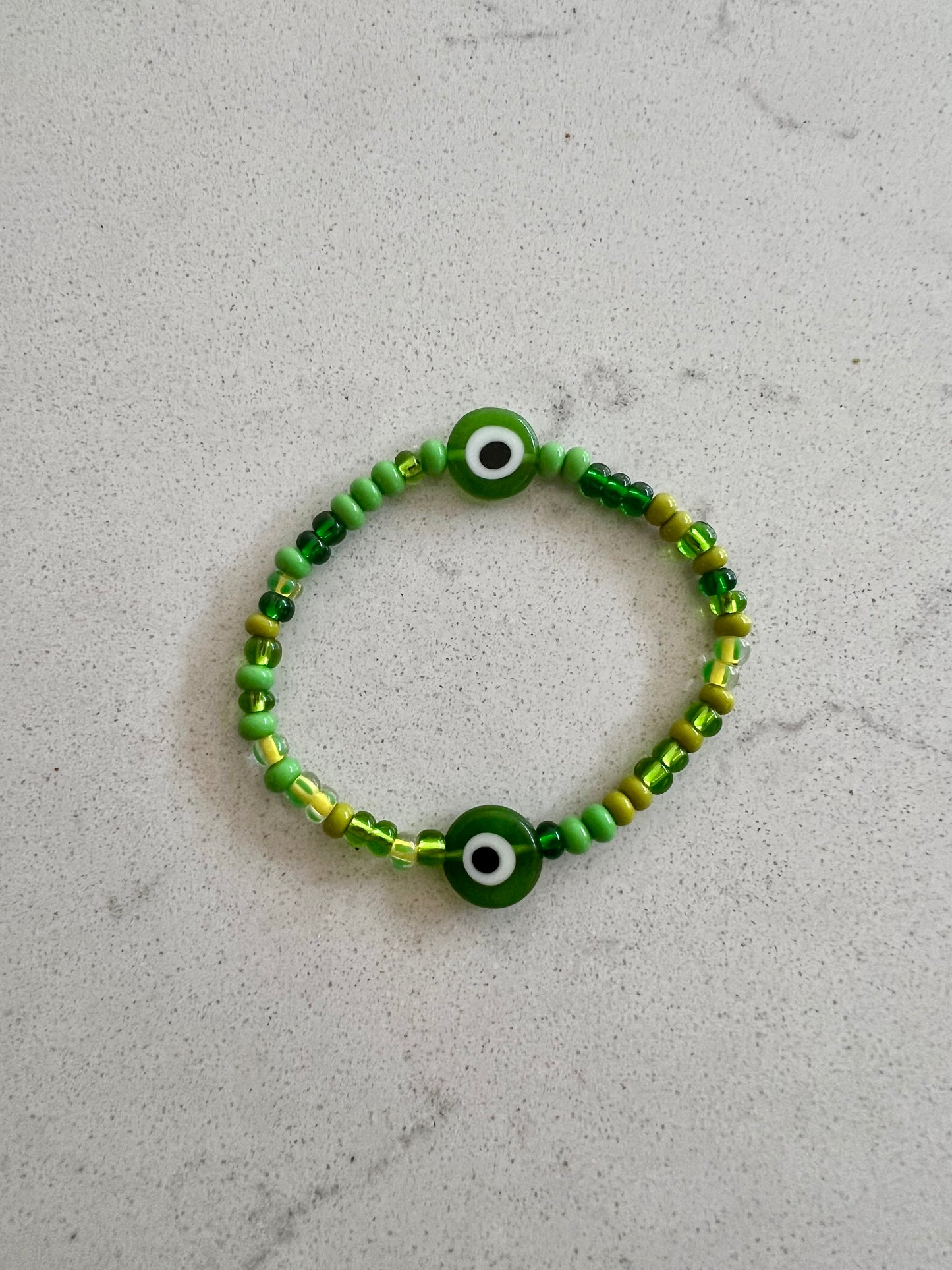 Green Evil Eye Bracelet