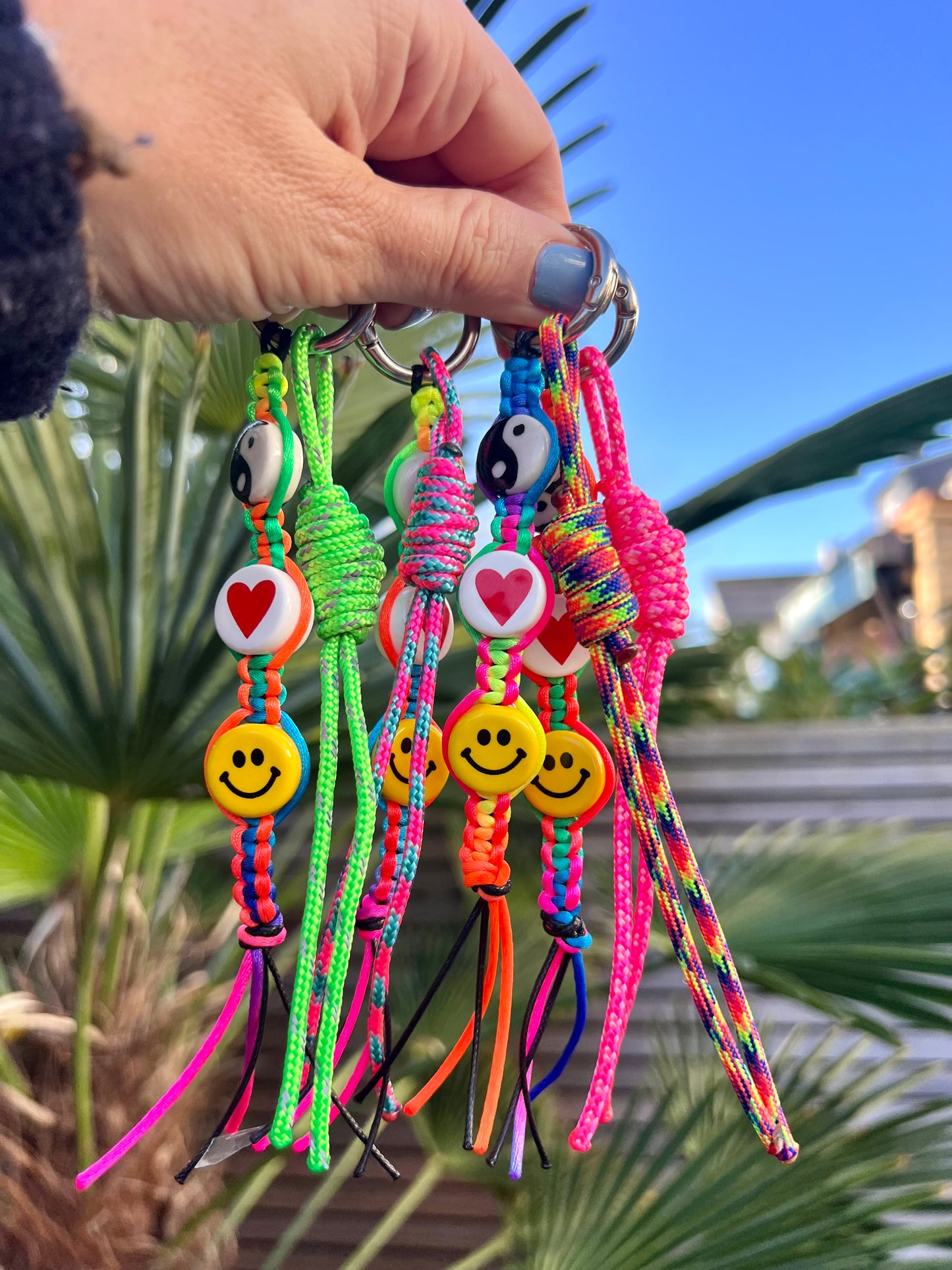 Peace, Love & Happiness Bag Charm 2