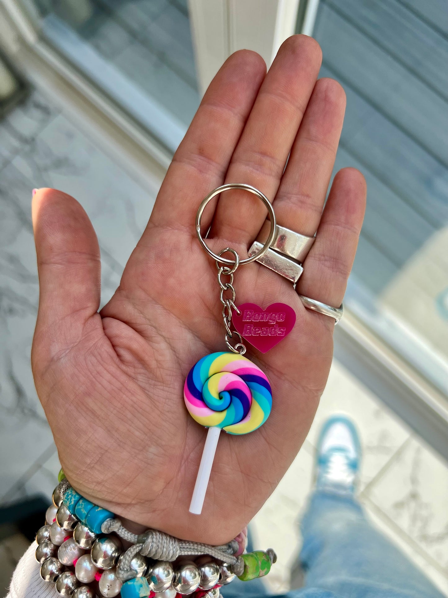 Lolly Key Ring (Pastel)