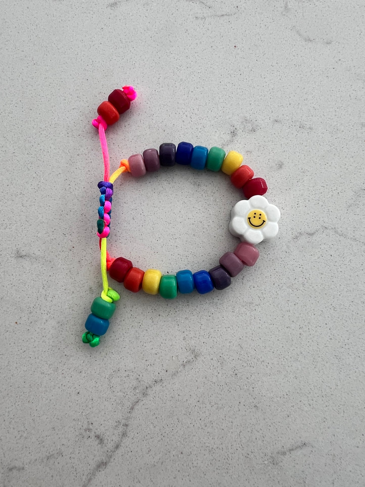 Rainbow Daisy Bracelet