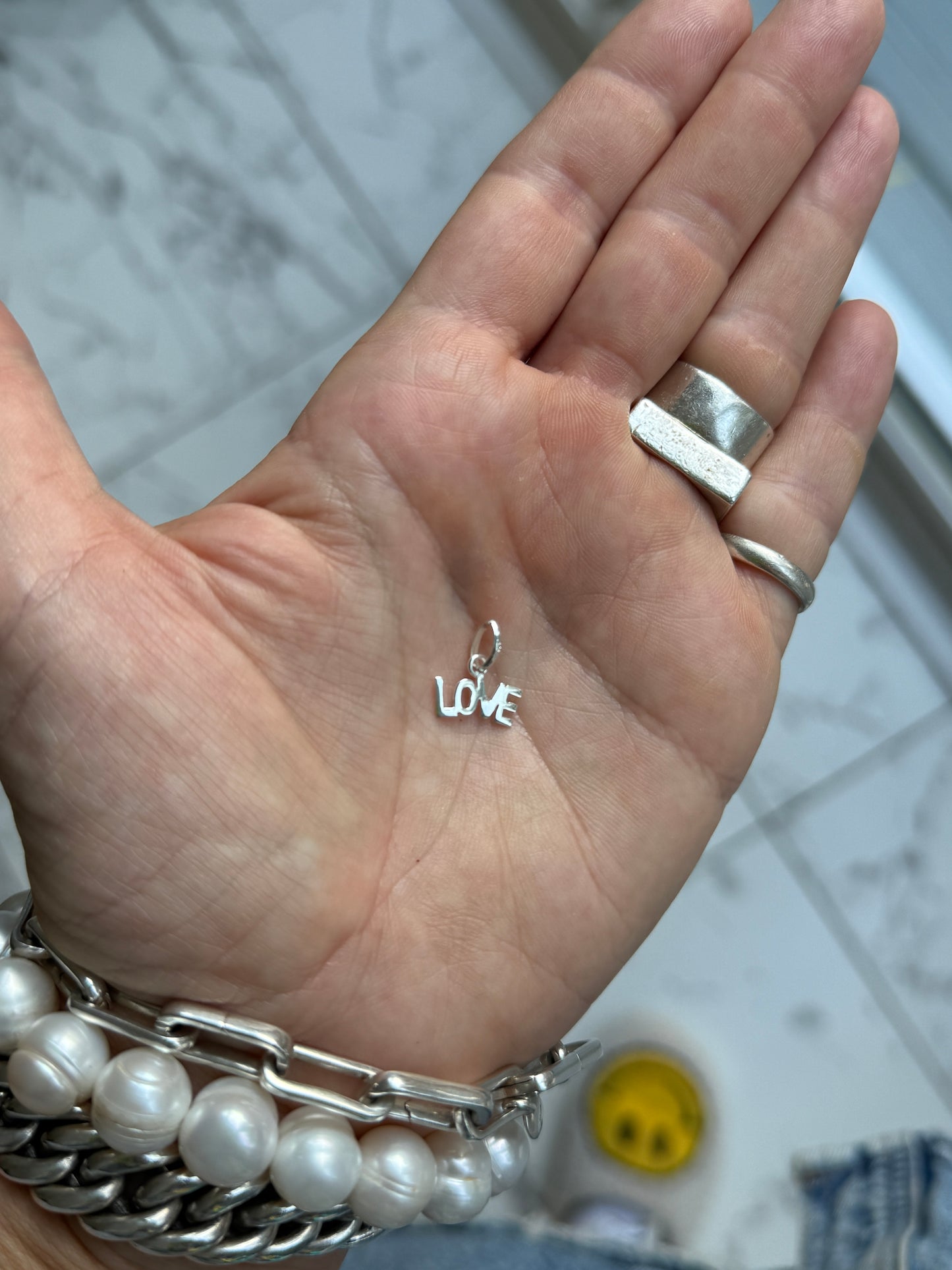Sterling Silver LOVE Charm