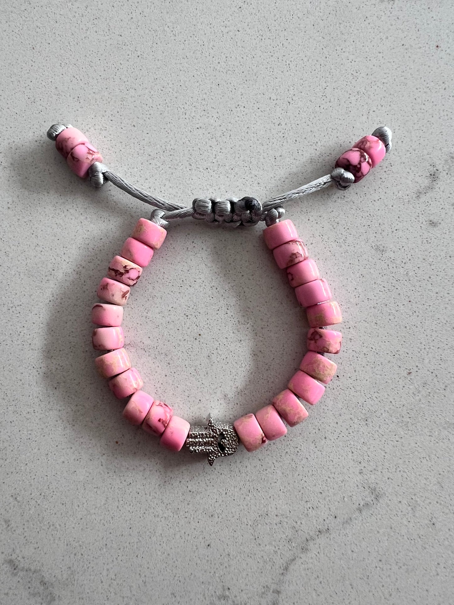 Baby Pink Jasper Gemstone Bracelet