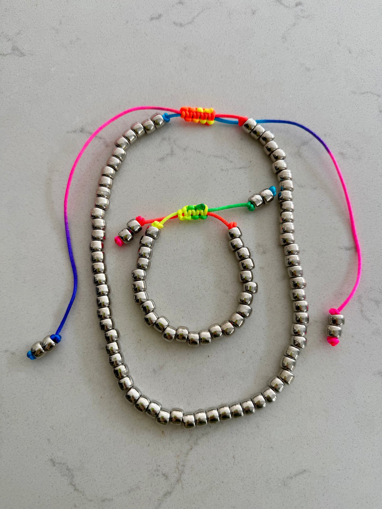 Silver Beaded Bracelet 2.0