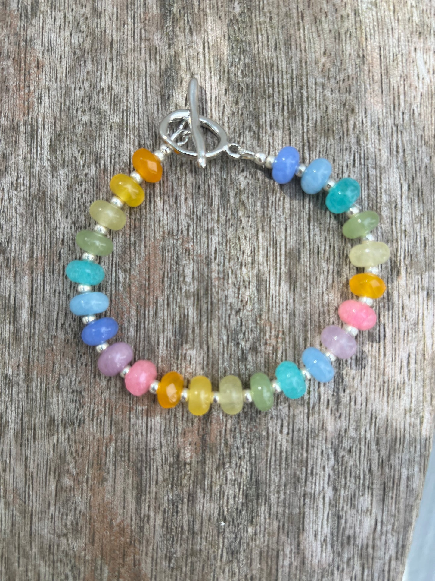 Pastel Gemstone Bracelet