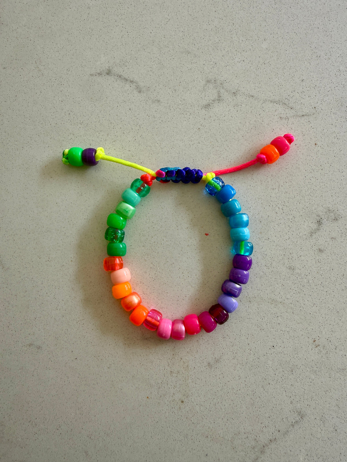 Rainbow Beaded Bracelet 2.0